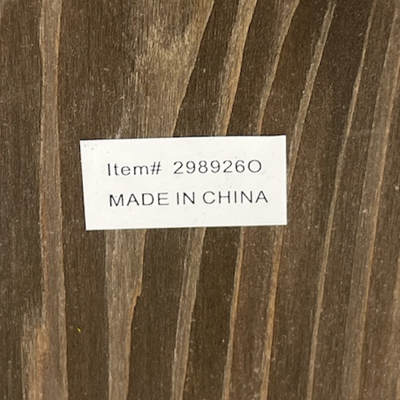 Bottle Top Opener and Bin, No Tops Beyond This Point, Wood - Picture 4 of 5